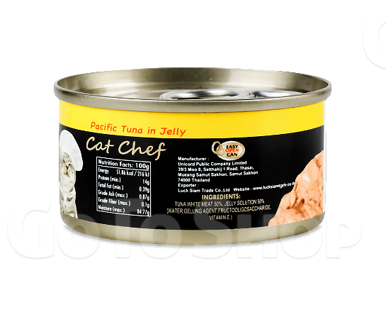 Корм для котів Cat Chef тихоокеанський тунець у желе, 80г