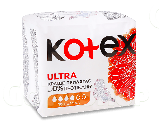 Прокладки гігієнічні Kotex Ultra Normal 10шт