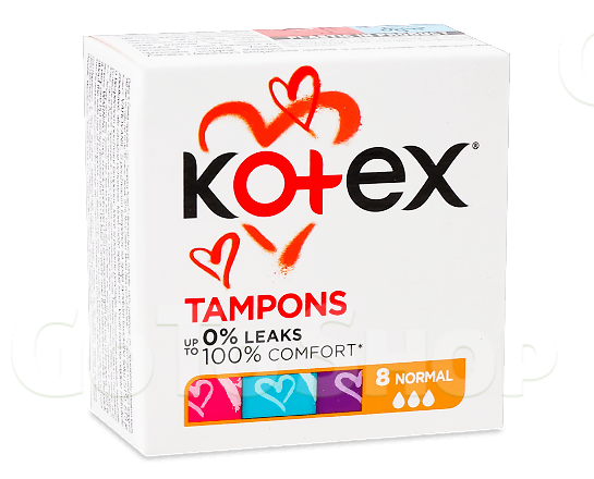 Тампони Kotex Normal 8шт