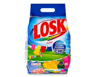 Порошок пральний Losk Color для кольорових речей автомат 2,25кг