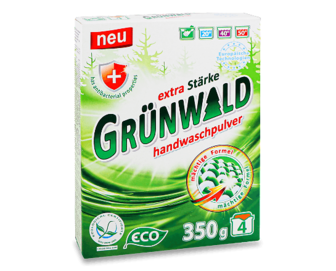 Порошок пральний Grunwald Eco «Гірська свіжість» для ручного прання 350г