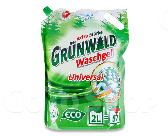 Гель для прання Grunwald Eco Universal для кольорових і білих речей 2л