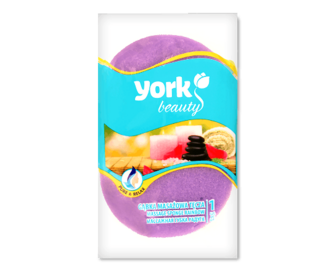 Мочалка для ванни та масажу York «Райдуга» шт