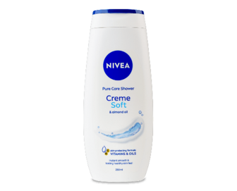 Гель-догляд для душу Nivea Creme Soft&Almond oil 250мл