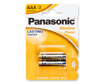 Батарейки Panasonic Аlkaline Power ААА 2шт/уп