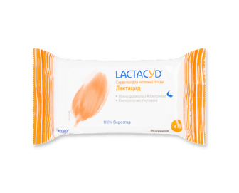 Серветки для інтимної гігієни Lactacyd 15шт/уп