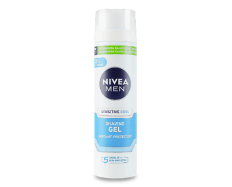Гель для гоління Nivea Men Sensitive Cool Instant Protect 200мл
