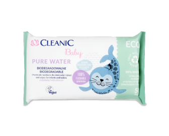 Серветки вологі Cleanic baby Eco Pure Water 50шт