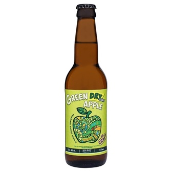 Сидр сухий Friday Brewery Holiday Зелене Яблуко 6% 0,33л скляна пляшка
