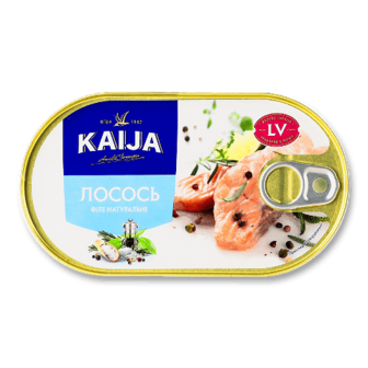 Лосось Kaija філе натуральне 170г