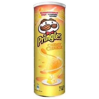 Чипси Pringles картопляні зі смаком сиру 165г