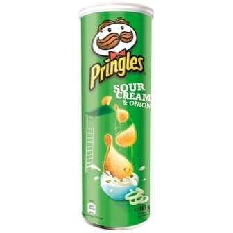 Чипси Pringles картопляні зі смаком сметани та цибулі 165г