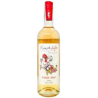 Вино French Life Grenache-Merlot рожеве сухе 12,5% 0,75л