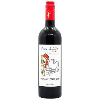 Вино French Life Grenache-Pinot Noir червоне напівсухе 12,5% 0,75л