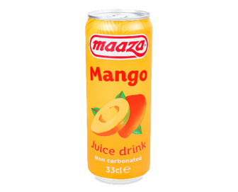 Напій соковий Maaza манго негазований з/б, 0,33л