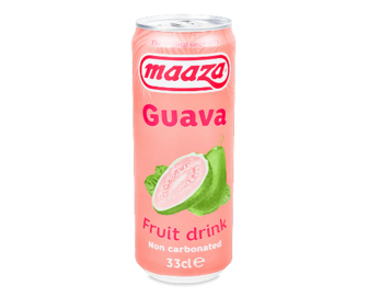 Напій соковий Maaza гуава негазований з/б, 0,33л
