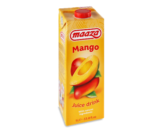 Напій соковий Maaza манго негазований тетра, 1л