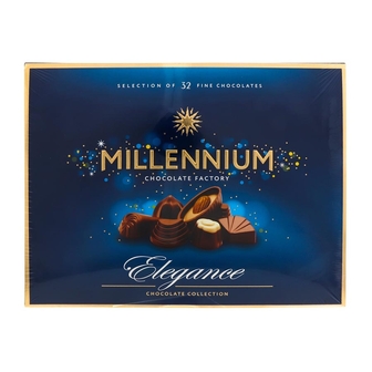 Цукерки 285г Millennium Elegance Асорті молочний шоколад 