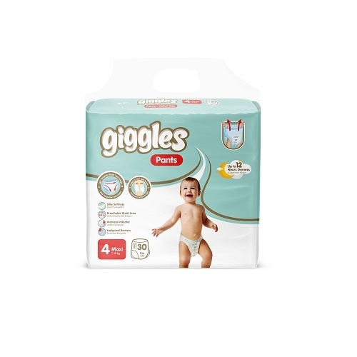 Підгузники-трусики 30 шт GIGGLES TWIN MAXI 4  