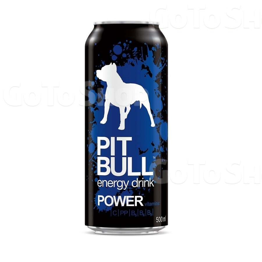 Нaпій 0,5 л Pit Bull Power eнepгeтичний бeзaлкoгoльний ж/б 