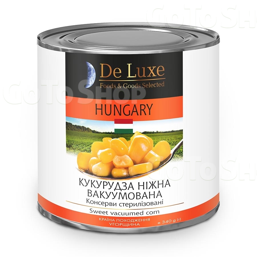 Кукурудза 340г De Luxe Foods&amp;Goods Selected ніжна 