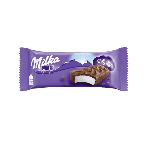 Бісквітне тістечкo 29г Milka Choco Snack з молочною начинкою покрите молочним шоколадом м/уп Італія 