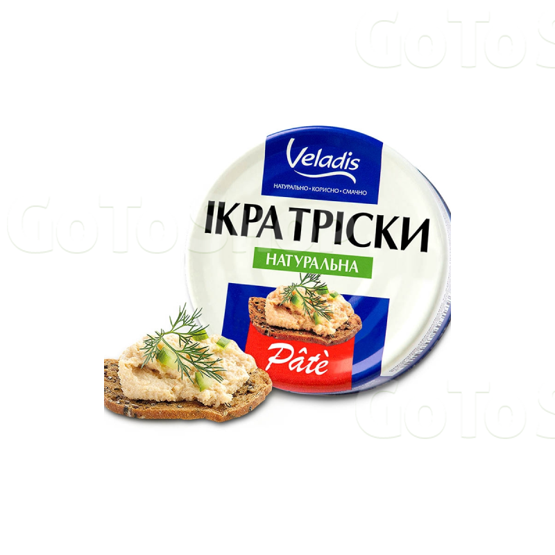 Ікра 100г Veladis Pate тріски 