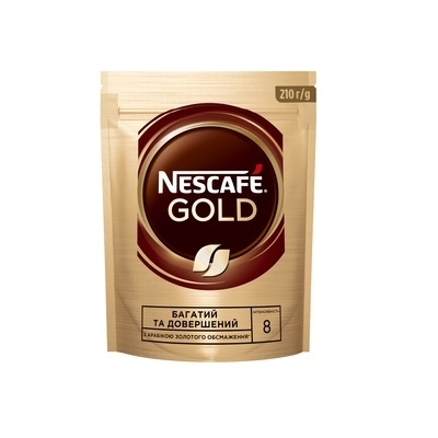 Кава 210г Nescafe Gold розчинна сублімована 