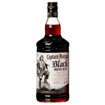 Ромовий напій Captain Morgan Black Spiced 40% 1л