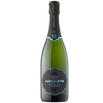 Вино ігристе Castell D'or Cava Brut біле сухе 11,5% 0,75мл