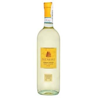 Вино Sizarini Pinot Grigio Veneto IGT біле сухе 11,5% 0,75л