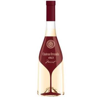 Вино Chateau Oreanda Мускат біле напівсолодке 9-12% 0,75л