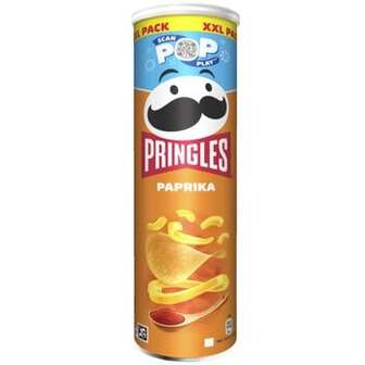 Чипси Pringles картопляні зі смаком паприки 185г