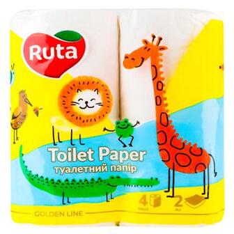 Туалетний папір Ruta Kids 2-шаровий 4шт