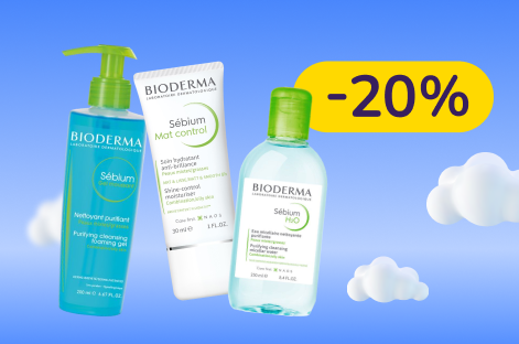 -20% на доглядову косметику BIODERMA