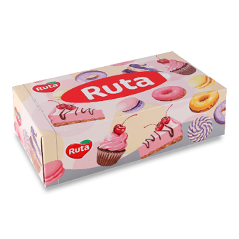 Серветки косметичні Ruta Women Brick білі 2-шарові 150шт (150шт)