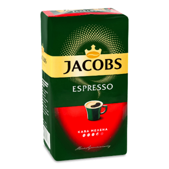 Кава мелена Jacobs Espresso натуральна смажена 450г