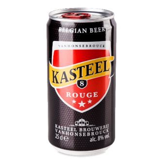 Пиво Kasteel Rouge темне з/б 0,25л