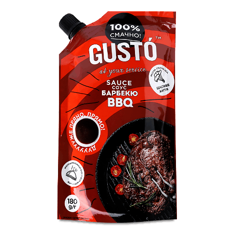 Соус Gusto BBQ 180г