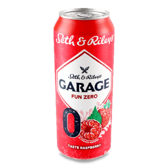 Пиво Seth&Riley's Garage Fun Zero 0 Малина безалкогольне з/б 0,5л