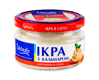 Ікра оселедця Veladis з кальмаром, 160г (160г)