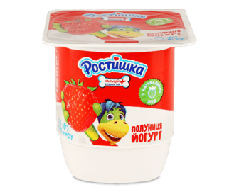 Йогурт Ростишка полуниця 2% стакан, 115г (115г)
