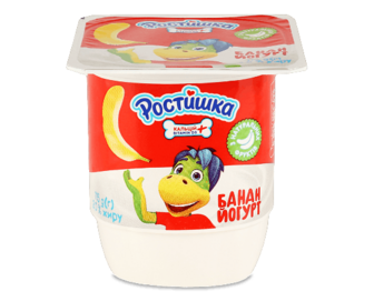 Йогурт Ростишка банан 2% стакан, 115г (115г)