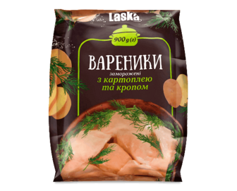 Вареники Laska з картоплею та кропом, 900г