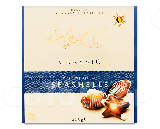Цукерки Belgid&#039;Or «Морські мушлі», 250г