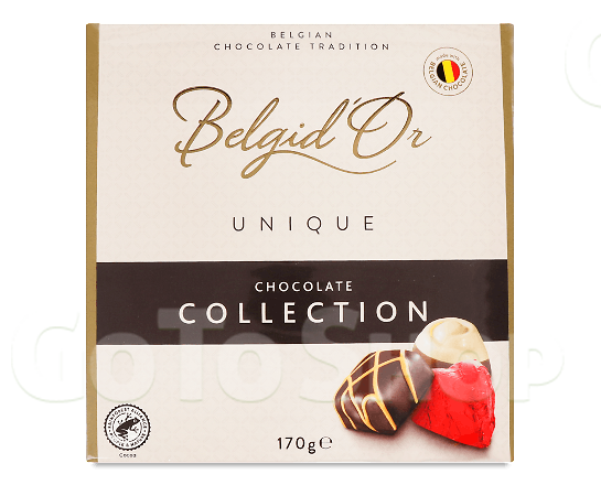 Цукерки Belgid&#039;Or шоколадні асорті, 170г