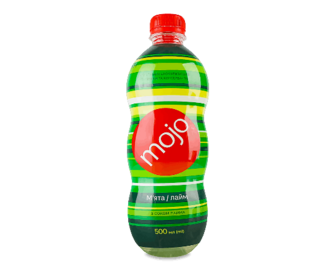 Напій соковмісний Mojo М'ята-лайм безалкогольний сильногазований, 500мл