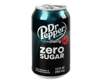 Напій Dr.Pepper Cherry Zero газований з/б, 0,355л