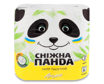 Папір туалетний «Сніжна панда» «Арома», 4шт/уп