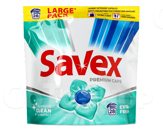 Капсули для прання Savex Extra Fresh, 28шт